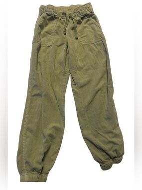 Cat & Jack Olive Green Drawstring Jogger Pants